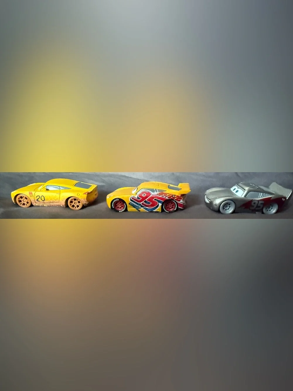 Disney Pixar Cars Diecast:Rust-Eze & mud Cruz Ramirez, 100th Anniversary McQueen